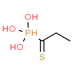 ChemSpider 2D Image | 1-(Trihydroxyphosphoranyl)-1-propanethione | C3H9O3PS