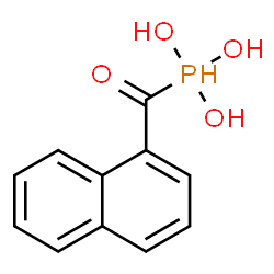 ChemSpider 2D Image | 1-Naphthyl(trihydroxyphosphoranyl)methanone | C11H11O4P