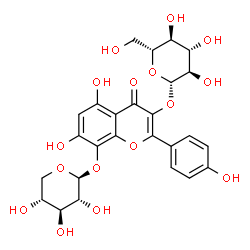 ChemSpider 2D Image | RHODALIDIN | C26H28O16