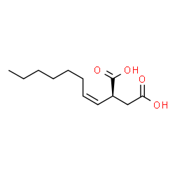 ChemSpider 2D Image | (2S)-2-[(1Z)-1-Octen-1-yl]succinic acid | C12H20O4