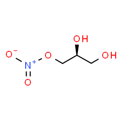 ChemSpider 2D Image | (2S)-2,3-Dihydroxypropyl nitrate | C3H7NO5