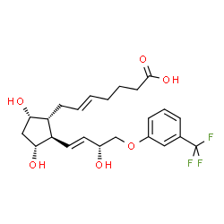 ChemSpider 2D Image | 5-trans Fluprostenol | C23H29F3O6
