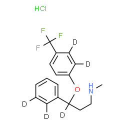 ChemSpider 2D Image | Fluoxetine-d5 HCl | C17H14D5ClF3NO