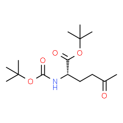 ChemSpider 2D Image | 2-Methyl-2-propanyl N-{[(2-methyl-2-propanyl)oxy]carbonyl}-5-oxo-L-norleucinate | C15H27NO5