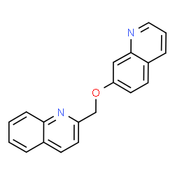ChemSpider 2D Image | 2-[(7-Quinolinyloxy)methyl]quinoline | C19H14N2O