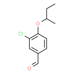 ChemSpider 2D Image | 4-sec-Butoxy-3-chlorobenzaldehyde | C11H13ClO2