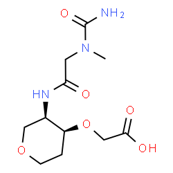 ChemSpider 2D Image | 1,5-Anhydro-4-[(N-carbamoyl-N-methylglycyl)amino]-3-O-(carboxymethyl)-2,4-dideoxy-D-erythro-pentitol | C11H19N3O6
