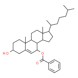 ChemSpider 2D Image | 3-Hydroxycholest-5-en-7-yl benzoate | C34H50O3