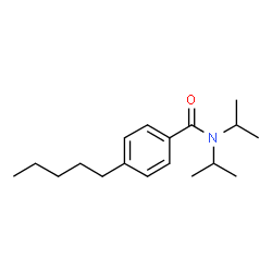 ChemSpider 2D Image | N,N-Diisopropyl-4-pentylbenzamide | C18H29NO