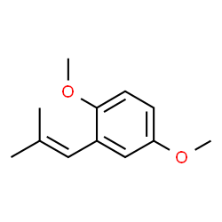 ChemSpider 2D Image | 1,4-Dimethoxy-2-(2-methyl-1-propen-1-yl)benzene | C12H16O2