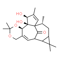 ChemSpider 2D Image | Ingenol-5,20-acetonide | C23H32O5
