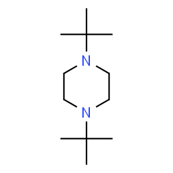 ChemSpider 2D Image | 1,4-di-tert-butylpiperazine | C12H26N2