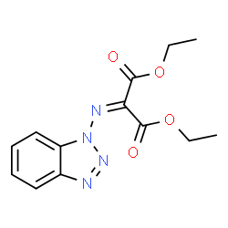 ChemSpider 2D Image | DIETHYL 1-(BENZOTRIAZOLYLIMINO)MALONATE | C13H14N4O4