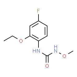 ChemSpider 2D Image | 1-(2-Ethoxy-4-fluorophenyl)-3-methoxyurea | C10H13FN2O3