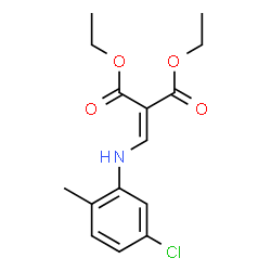 ChemSpider 2D Image | Diethyl {[(5-chloro-2-methylphenyl)amino]methylene}malonate | C15H18ClNO4