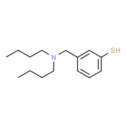 ChemSpider 2D Image | 3-[(Dibutylamino)methyl]benzenethiol | C15H25NS