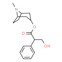 ChemSpider 2D Image | ()-HYOSCYAMINE | C17H23NO3