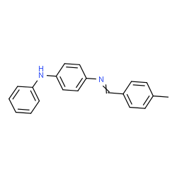 ChemSpider 2D Image | 4-[(4-Methylbenzylidene)amino]-N-phenylaniline | C20H18N2
