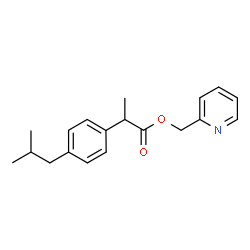 ChemSpider 2D Image | IBUPROFENPICONOL | C19H23NO2