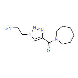 ChemSpider 2D Image | [1-(2-Aminoethyl)-1H-1,2,3-triazol-4-yl](1-azepanyl)methanone | C11H19N5O