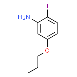 ChemSpider 2D Image | 2-Iodo-5-propoxyaniline | C9H12INO