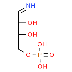 ChemSpider 2D Image | 2,3-Dihydroxy-4-iminobutyl dihydrogen phosphate | C4H10NO6P