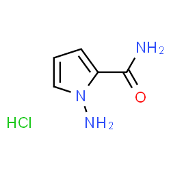 ChemSpider 2D Image | 1-Amino-1H-pyrrole-2-carboxamide hydrochloride | C5H8ClN3O