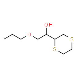 ChemSpider 2D Image | 1-(1,4-Dithian-2-yl)-2-propoxyethanol | C9H18O2S2