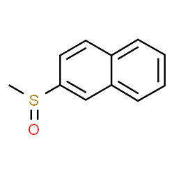 ChemSpider 2D Image | Methyl 2-naphthyl sulfoxide | C11H10OS