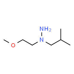 ChemSpider 2D Image | 1-Isobutyl-1-(2-methoxyethyl)hydrazine | C7H18N2O