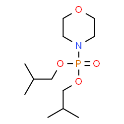 ChemSpider 2D Image | Diisobutyl 4-morpholinylphosphonate | C12H26NO4P