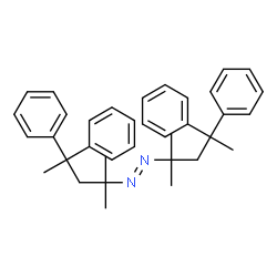 ChemSpider 2D Image | (E)-Bis(2-methyl-4,4-diphenyl-2-pentanyl)diazene | C36H42N2