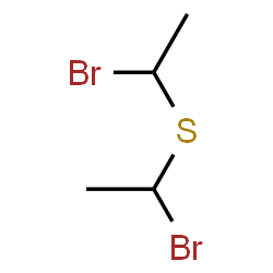 ChemSpider 2D Image | 1-Bromo-1-[(1-bromoethyl)sulfanyl]ethane | C4H8Br2S