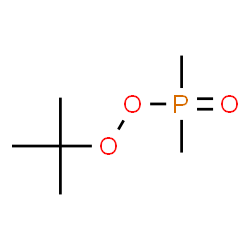 ChemSpider 2D Image | Dimethyl[(2-methyl-2-propanyl)peroxy]phosphine oxide | C6H15O3P