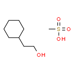 ChemSpider 2D Image | 2-Cyclohexylethanol - methanesulfonic acid (1:1) | C9H20O4S