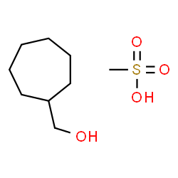 ChemSpider 2D Image | Cycloheptylmethanol - methanesulfonic acid (1:1) | C9H20O4S