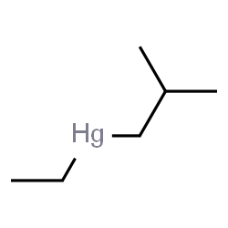 ChemSpider 2D Image | Ethyl(isobutyl)mercury | C6H14Hg
