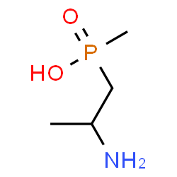ChemSpider 2D Image | (2-Aminopropyl)methylphosphinic acid | C4H12NO2P