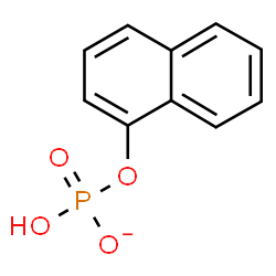 ChemSpider 2D Image | 1-Naphthyl hydrogen phosphate | C10H8O4P