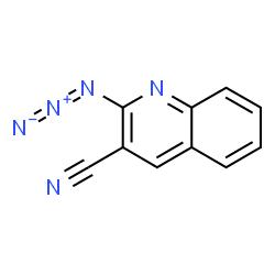 ChemSpider 2D Image | 2-Azido-3-quinolinecarbonitrile | C10H5N5