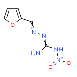 ChemSpider 2D Image | N''-(2-Furylmethylene)-N-nitrocarbonohydrazonic diamide | C6H7N5O3
