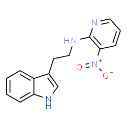 ChemSpider 2D Image | N-[2-(1H-Indol-3-yl)ethyl]-3-nitro-2-pyridinamine | C15H14N4O2