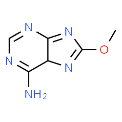 ChemSpider 2D Image | 8-Methoxy-5H-purin-6-amine | C6H7N5O