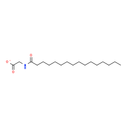 ChemSpider 2D Image | (Palmitoylamino)acetate | C18H34NO3