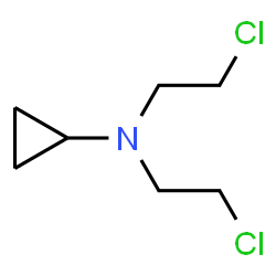 ChemSpider 2D Image | N,N-Bis(2-chloroethyl)cyclopropanamine | C7H13Cl2N