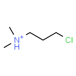 ChemSpider 2D Image | 3-Chloro-N,N-dimethyl-1-propanaminium | C5H13ClN