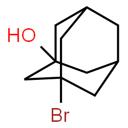 ChemSpider 2D Image | 3-Bromo-1-adamantanol | C10H15BrO