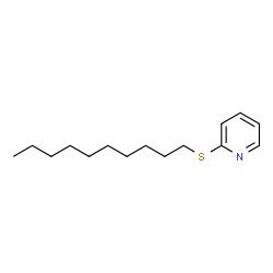 ChemSpider 2D Image | 2-(Decylsulfanyl)pyridine | C15H25NS