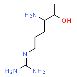 ChemSpider 2D Image | 2-(4-Amino-5-hydroxyhexyl)guanidine | C7H18N4O