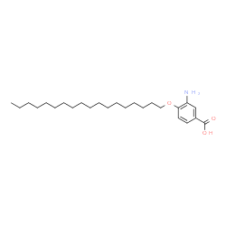 ChemSpider 2D Image | 3-Amino-4-(octadecyloxy)benzoic acid | C25H43NO3